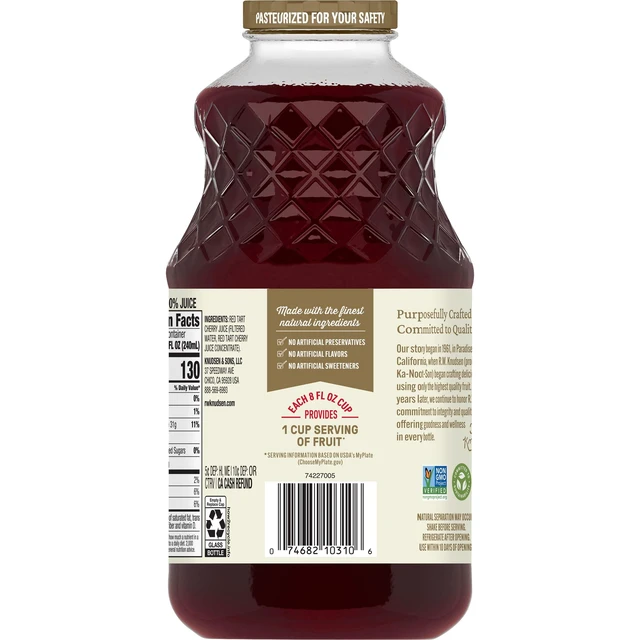 Alt view image 5 of 6 - R.W. Knudsen Family Just Tart Cherry Juice, 32-Fluid Ounce