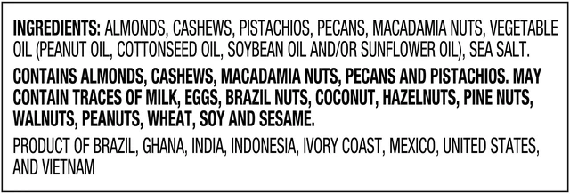 Alt view image 4 of 5 - Great Value Deluxe Mixed Nuts, 30 oz