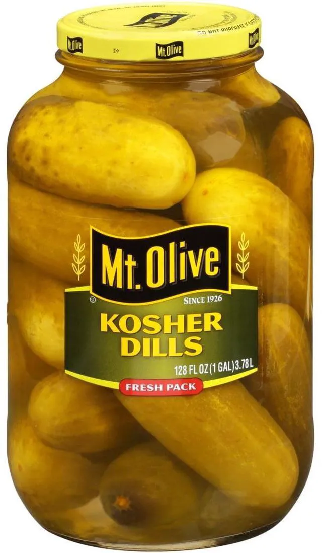 Alt view image 2 of 5 - Mt. Olive Fresh Pack Whole Kosher Dills Pickles, 128 fl oz jar