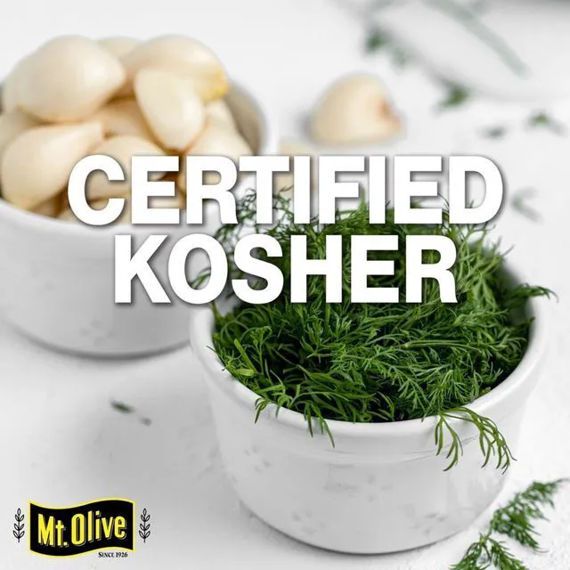 Alt view image 3 of 5 - Mt. Olive Fresh Pack Whole Kosher Dills Pickles, 128 fl oz jar