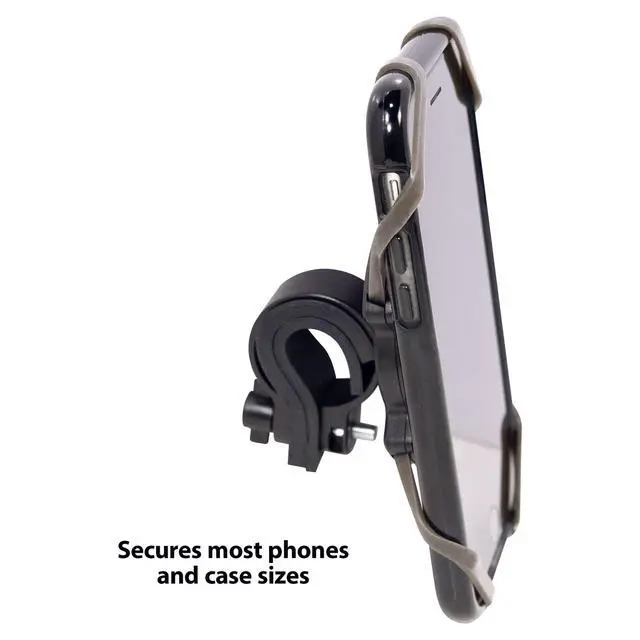 Alt view image 6 of 7 - Concord Stretch Bicycle Phone Holder, Fits Most Smartphones, 7.9 in x 3.5 in x 1 in, 0.1 lb