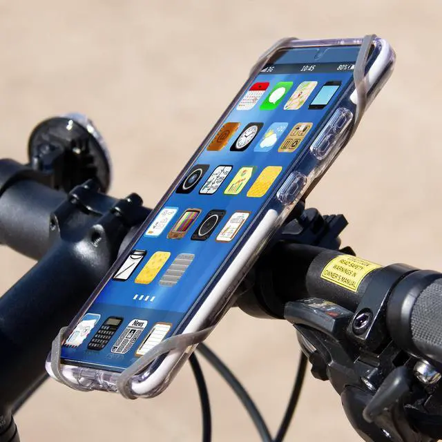 Alt view image 2 of 7 - Concord Stretch Bicycle Phone Holder, Fits Most Smartphones, 7.9 in x 3.5 in x 1 in, 0.1 lb