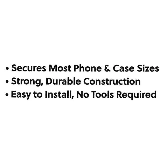 Alt view image 7 of 7 - Concord Stretch Bicycle Phone Holder, Fits Most Smartphones, 7.9 in x 3.5 in x 1 in, 0.1 lb