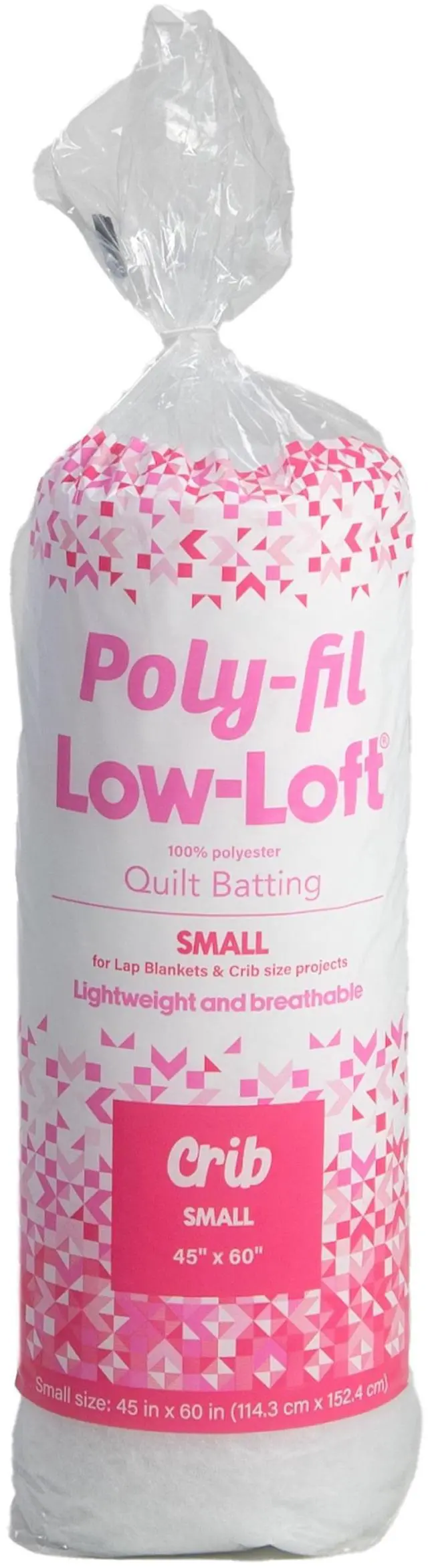 Main image of Poly-Fil Crib Size 45" x 60" Low Loft Batting, 1 Each