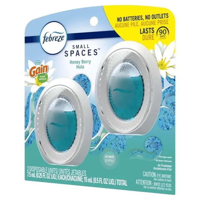 Alt view image 5 of 7 - Febreze BATH Air Freshener Gain Honey Berry Hula, 2 count