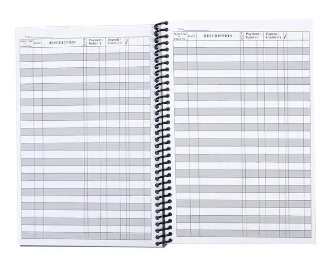 Alt view image 2 of 5 - Superior Register Simple Account Tracker, 5.5 x 8.5, Money Ledger, 50 Pages, Spiral Bound, 1-Count
