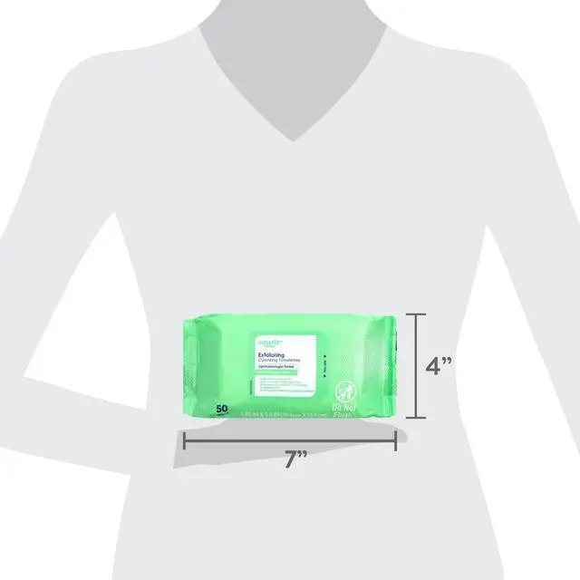Alt view image 3 of 5 - Equate Exfoliating Cleansing Towelettes with Cucumber, Aloe, and Green Tea, 100 Count