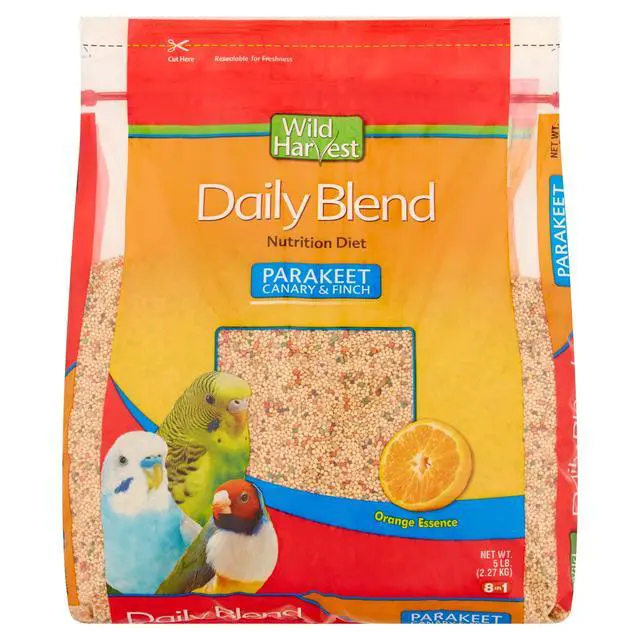 Alt view image 3 of 7 - (2 pack) Wild Harvest Parakeet, Canary & Finch Daily Nutrition Blend, 5 lb
