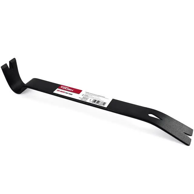Alt view image 4 of 6 - Hyper Tough 15-Inch Utility Pry Bar, Nail Puller & Crowbar, Drop Forged Heat-Treated Carbon Steel