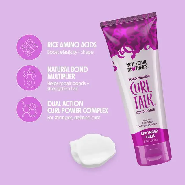 Alt view image 5 of 6 - Not Your Mother's Curl Talk Bond Building Conditioner for Curly Hair, 8 fl oz
