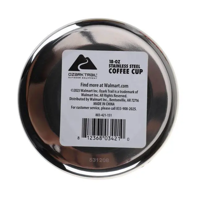 Alt view image 3 of 6 - Ozark Trail 18 oz Stainless Steel Camping Coffee Cup