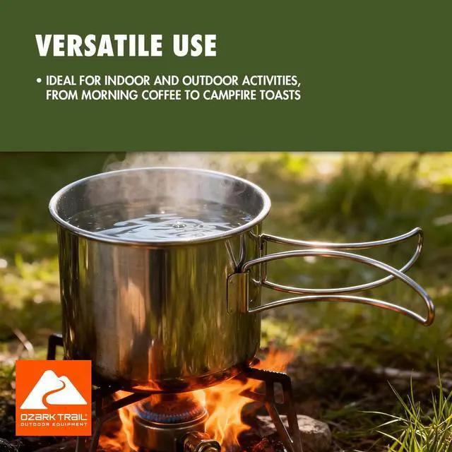 Alt view image 2 of 6 - Ozark Trail 18 oz Stainless Steel Camping Coffee Cup