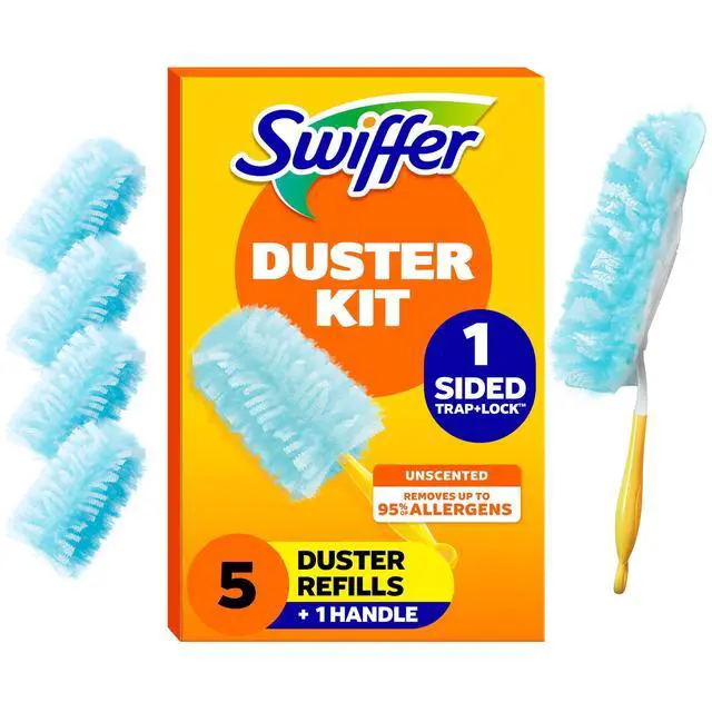 Alt view image 6 of 6 - Swiffer Dusters Cleaning Kit, Feather Duster Alternative, Unscented