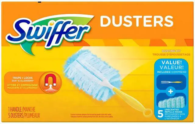 Main image of Swiffer Dusters Cleaning Kit, Feather Duster Alternative, Unscented