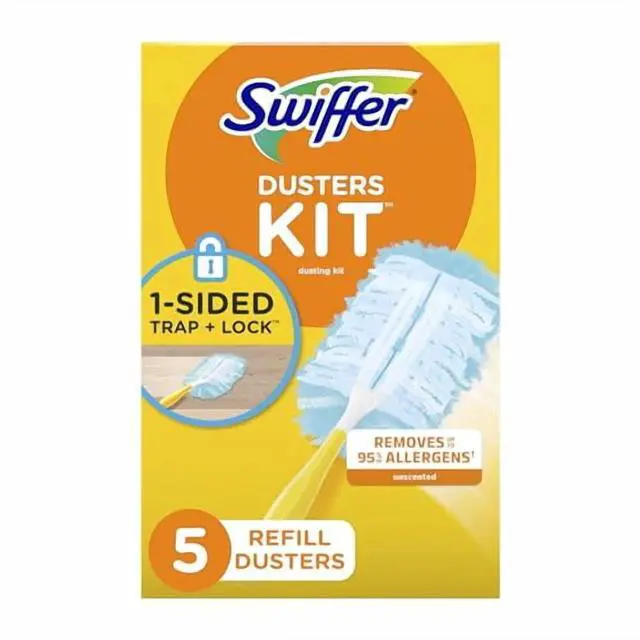 Alt view image 4 of 6 - Swiffer Dusters Cleaning Kit, Feather Duster Alternative, Unscented