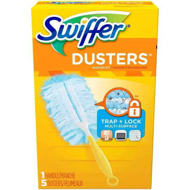 Alt view image 5 of 6 - Swiffer Dusters Cleaning Kit, Feather Duster Alternative, Unscented