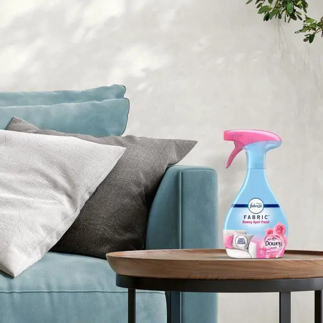 Alt view image 3 of 7 - Febreze Fabric Spray Air Freshener, Odor-Fighting Fabric Refresher, Downy April Fresh, 23.6 fl oz
