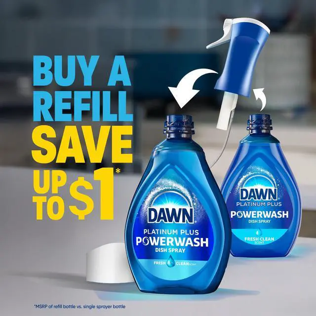 Alt view image 4 of 7 - Dawn Powerwash Dish Spray Tropical Watermelon, 16oz Bottle, 2 Pack