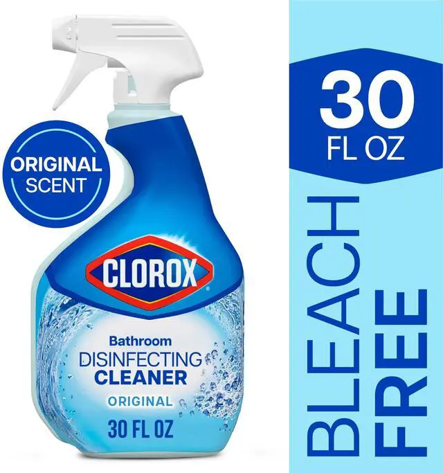 Main image of Clorox Bathroom Disinfecting Cleaner, Original, Spray Bottle, 30 fl oz