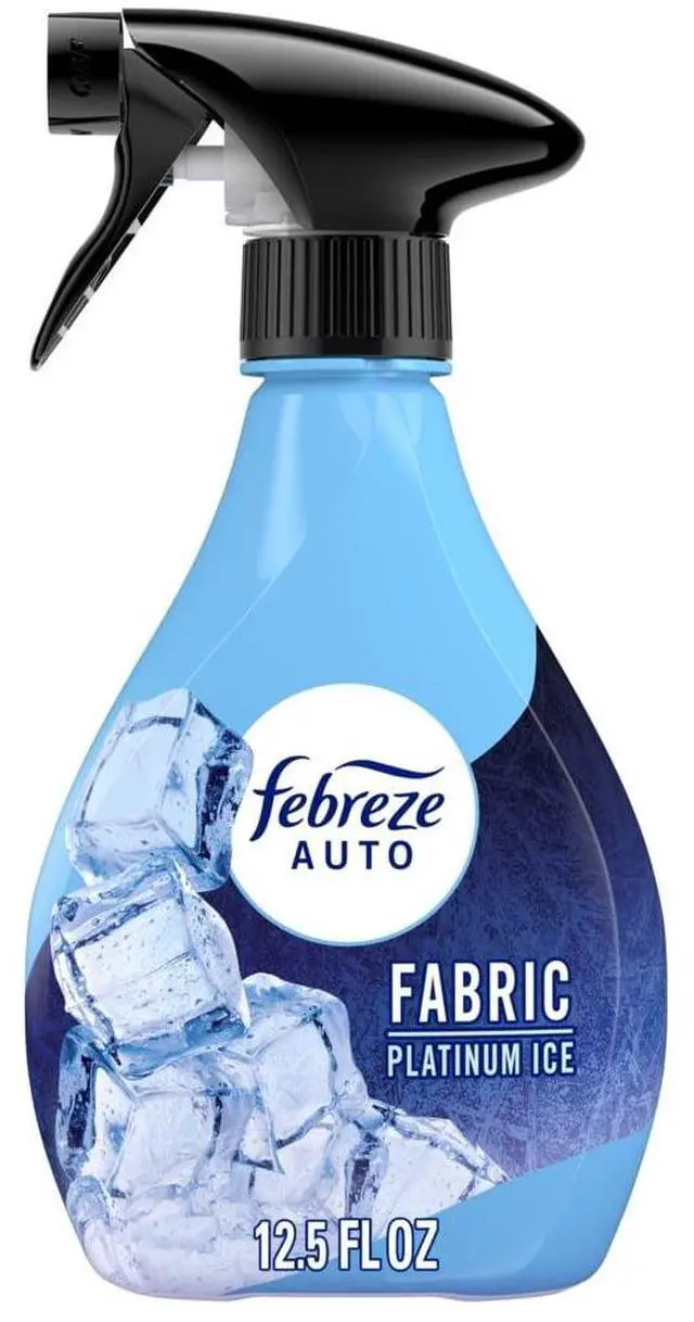 Main image of Febreze AUTO Car Fabric Spray, Odor Fighting Air Freshener, Platinum Ice, 12.5 fl oz