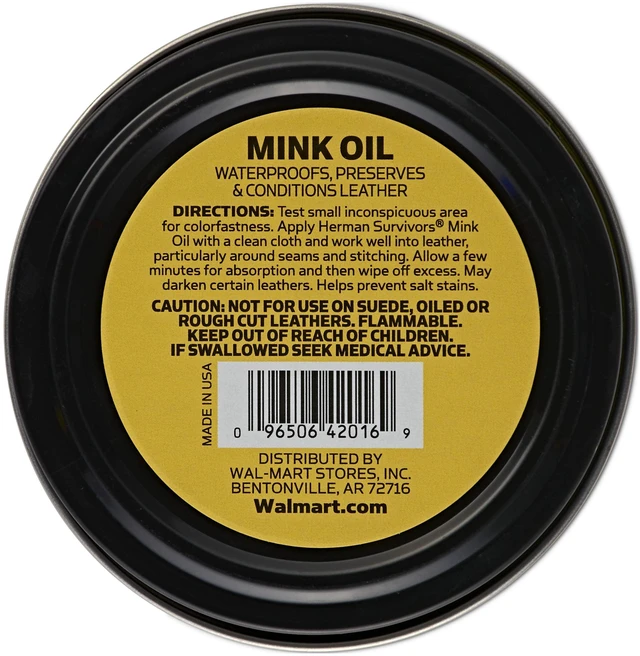 Alt view image 2 of 3 - Herman Survivors Mink Oil