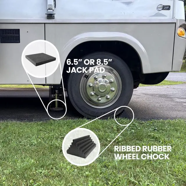 Alt view image 2 of 5 - Hyper Tough Vehicle Jack Pad 6.5 Inch for Cars and Trailers
