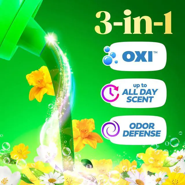 Alt view image 4 of 6 - Gain Plus Liquid Laundry Detergent with Odor Defense + OXI, Original Scent, 60 fl oz, 45 Loads