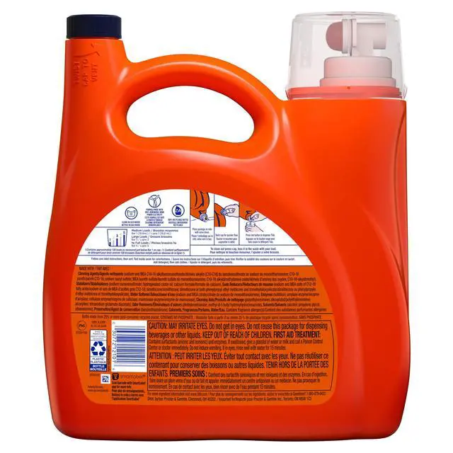 Alt view image 3 of 6 - Tide Original Scent Laundry Detergent Liquid, 125 fl oz, 100 Loads, with 6X Boosted Cleaning Power