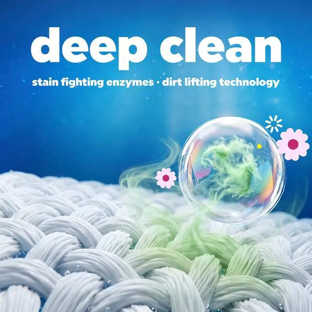 Alt view image 4 of 6 - Tide Simply Liquid Laundry Detergent, Clean & Fresh, Berry Blossom Scent, 138 Loads, 173 fl oz