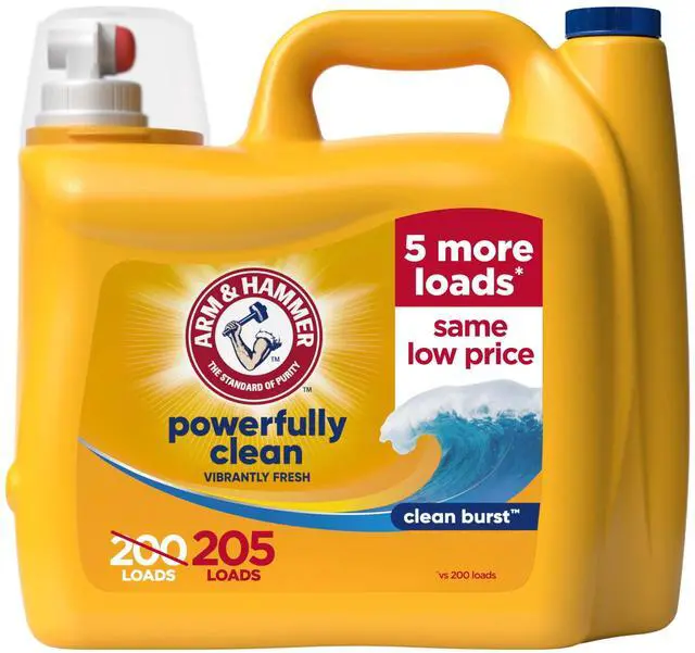 Main image of ARM & HAMMER Clean Burst Liquid Laundry Detergent, 205 fl oz, 205 Loads