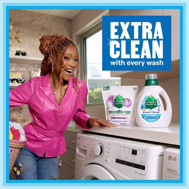 Alt view image 6 of 6 - Seventh Generation Fresh Scent Liquid Laundry Detergent, 90 fl oz, 60 Loads