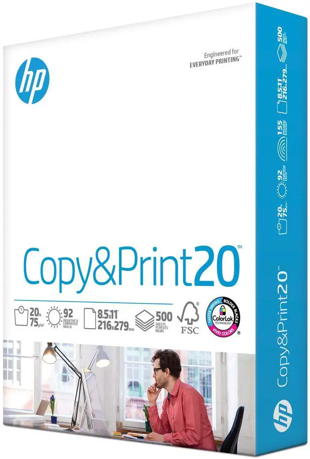 Main image of HP Copy & Print 20, 20lb, 8.5 x 11, 1 Ream (500 Sheets)