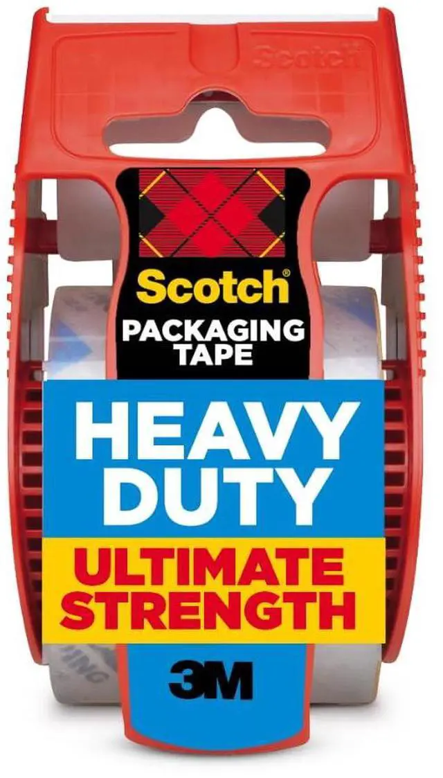 Main image of Scotch Heavy Duty Shipping Packing Tape, Clear, 1.88 in x 27.7 yd