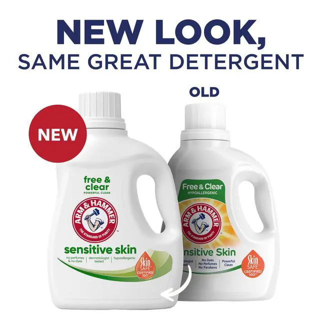 Alt view image 5 of 5 - ARM & HAMMER Free & Clear Liquid Laundry Detergent for Sensitive Skin