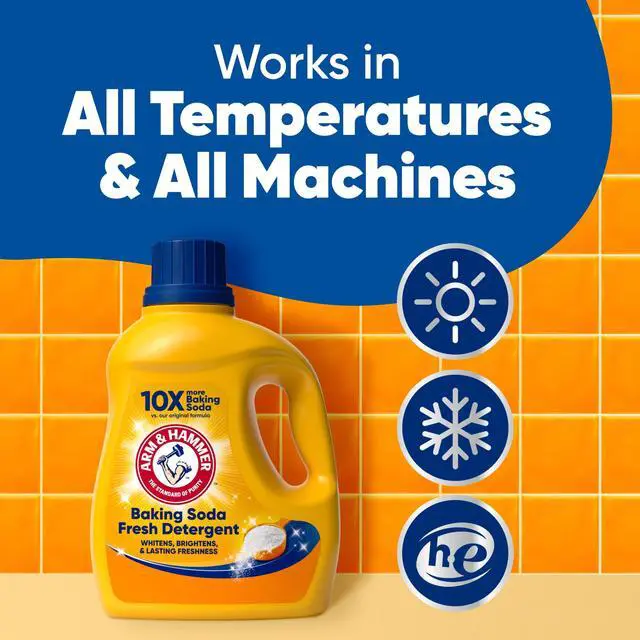 Alt view image 3 of 6 - ARM & HAMMER Fresh Liquid Laundry Detergent with Baking Soda