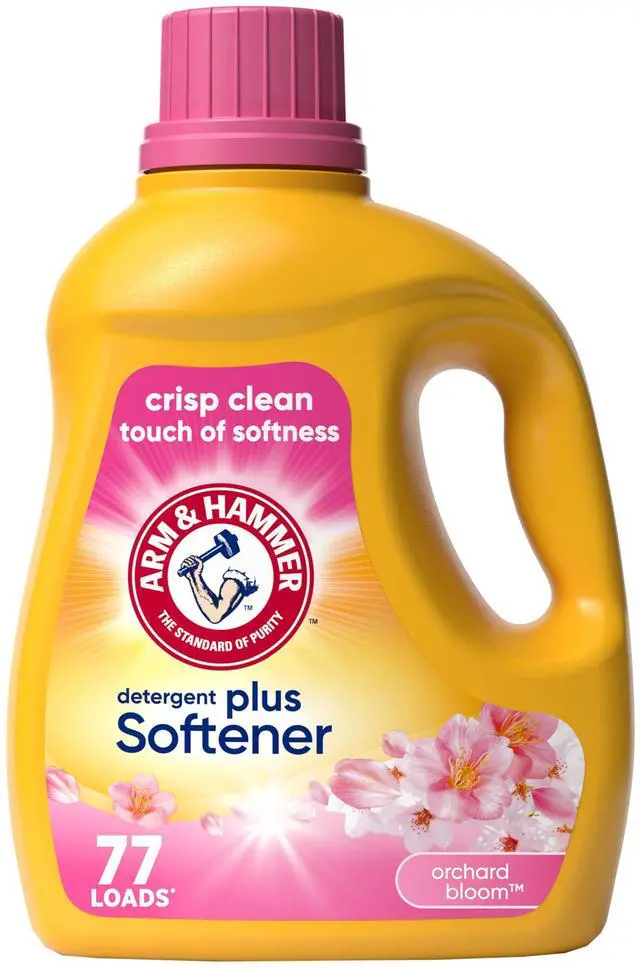 Main image of ARM & HAMMER Plus Softener Detergent, Orchard Bloom, 77 Loads, 100.5 Fl Oz