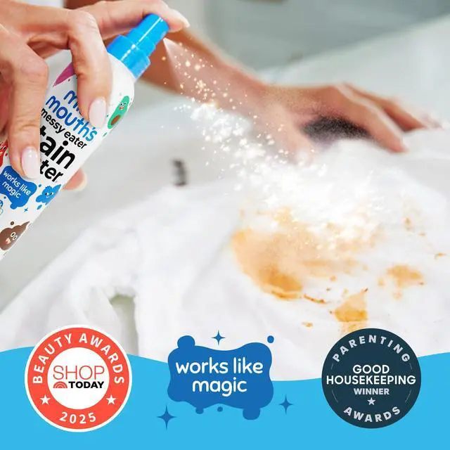 Alt view image 6 of 6 - Miss Mouth's Messy Eater Stain Treater Spray - Laundry Stain Remover, 4 Oz