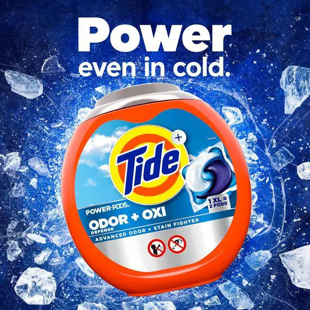 Alt view image 7 of 7 - Tide Odor Defense + Oxi Laundry Detergent Pacs, Advanced Odor + Stain Fighter, Original Scent, 18 Count, laudry soap washing detergent pacs