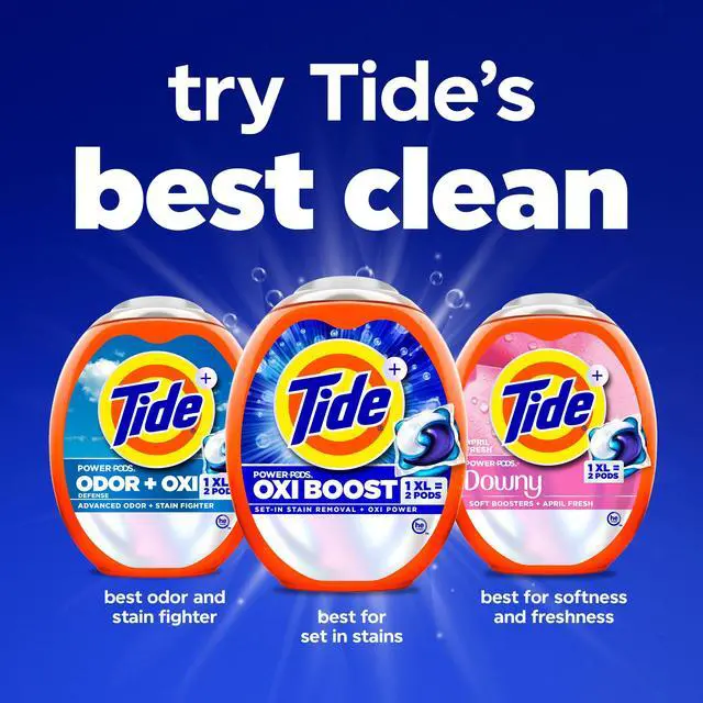 Alt view image 6 of 7 - Tide Oxi Boost Power PODS Laundry Detergent Pacs, 18 Count, with Set-In Stain Removal and Oxi Power, Laundry Soap Detergent Pacs