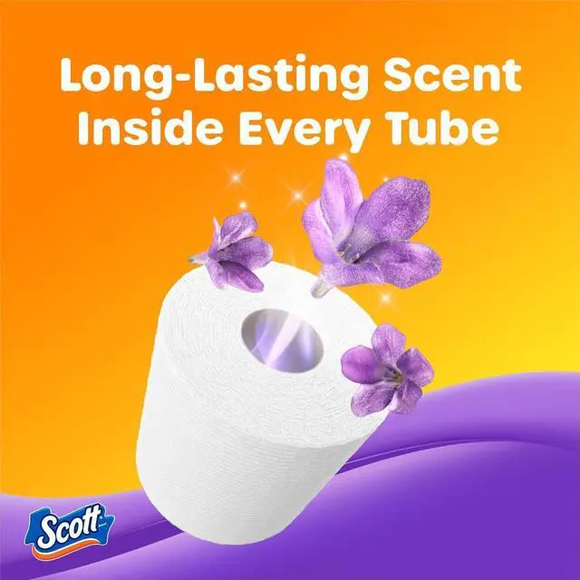 Alt view image 2 of 6 - Scott ComfortPlus Scented Toilet Paper, Tube, 12 Rolls, 310 Sheets per Roll