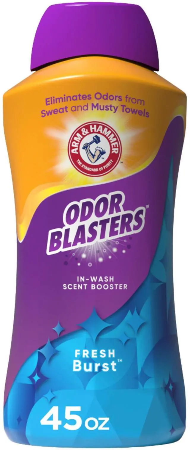 Main image of ARM & HAMMER Odor Blasters Laundry Scent Booster, Fresh Burst Scent 45 oz