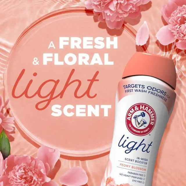 Alt view image 5 of 6 - ARM & HAMMER Peony Blossom Scent Light Laundry Scent Booster, 24 Oz