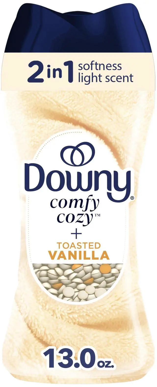 Main image of Downy Blends In-Wash Laundry Scent Booster Beads, Toasted Vanilla Scent, Fabric Sottener Beads and Freshness, 13 OZ