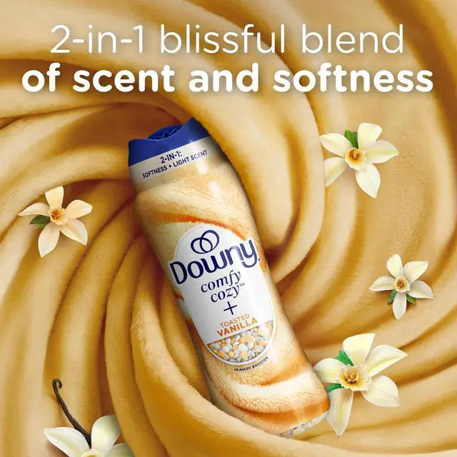Alt view image 6 of 7 - Downy Blends In-Wash Laundry Scent Booster Beads, Toasted Vanilla Scent, Fabric Sottener Beads and Freshness, 13 OZ