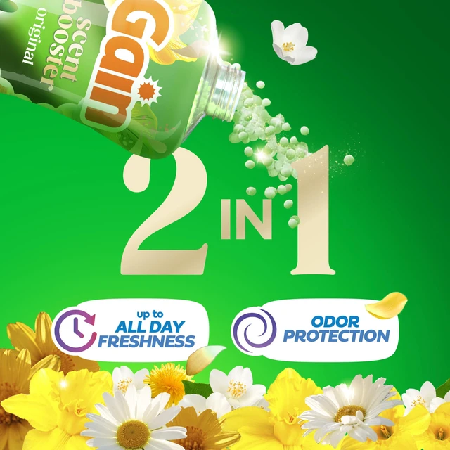 Alt view image 4 of 7 - Gain In-Wash Laundry Scent Booster Beads, Long-Lasting Fresh Scent, All Day Freshness and Odor Protection, Original Scent, 12.2 oz (Packaging May Vary)