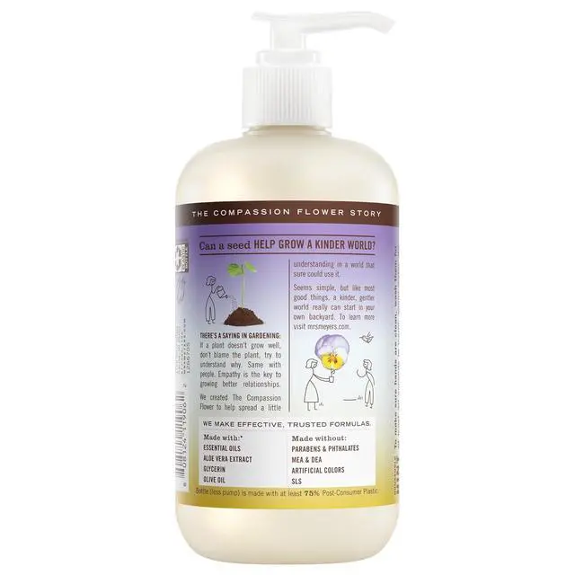 Alt view image 2 of 7 - MRS. MEYER'S CLEAN DAY Hand Soap - Compassion Flower Scent, 12.5 Fl Oz Bottle