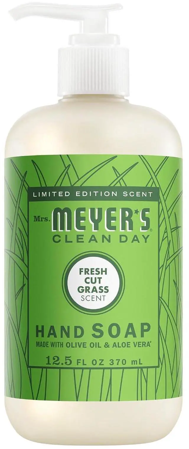 Main image of MRS. MEYER'S CLEAN DAY Hand Soap, Fresh Cut Grass Scent, 12.5 Fl Oz Bottle
