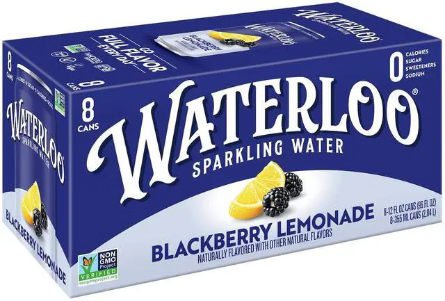 Main image of Waterloo Sparkling Water Blackberry Lemonade 12 fl oz 8 Pack Cans