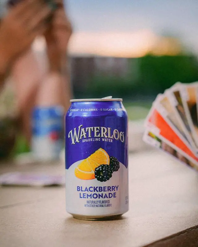 Alt view image 2 of 5 - Waterloo Sparkling Water Blackberry Lemonade 12 fl oz 8 Pack Cans