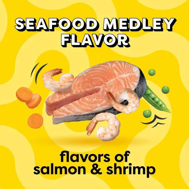 Alt view image 2 of 6 - Temptations Dry Cat Food Seafood Medley Flavor, 3.15 Lb Bag